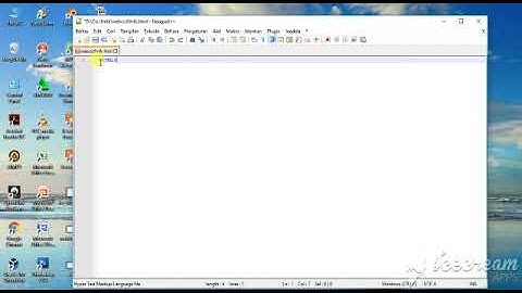 Cara membuat website sederhana menggunakan aplikasi notepad++