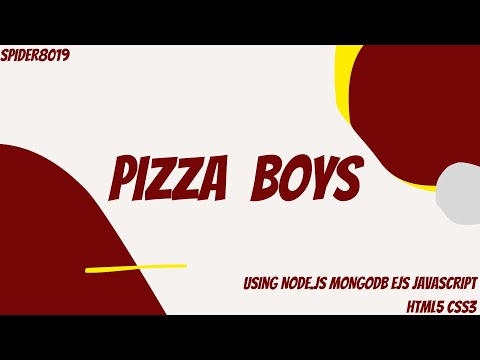 FULLY DYNAMIC WEBSITE : USING NODE.JS EJS MONGODB JAVASCRIPT CSS AND HTML : SPIDER8019