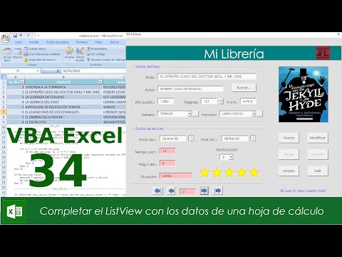 Curso VBA Excel 34. Completar el ListView con los datos de una hoja de cálculo.