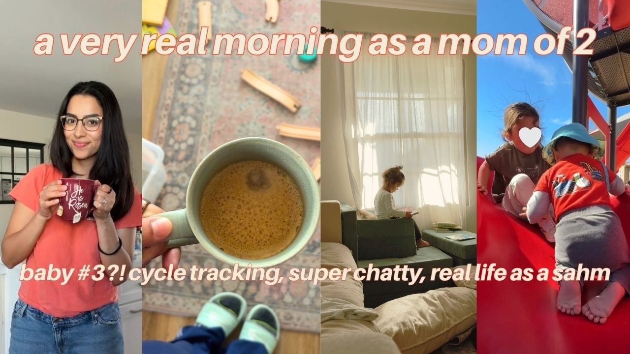 CHATTY MORNING VLOG ☕️ a very real AM with 2 kids under 3, BABY #3?! honest, unfiltered mom chats