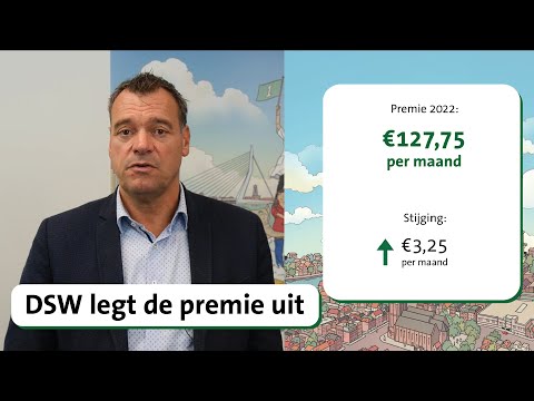 DSW-directeur Aad de Groot licht de premie van 2022 toe