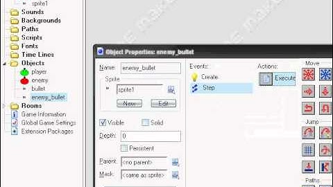 Game maker 8 lite how to make a top down shooter game part 2(AI)
