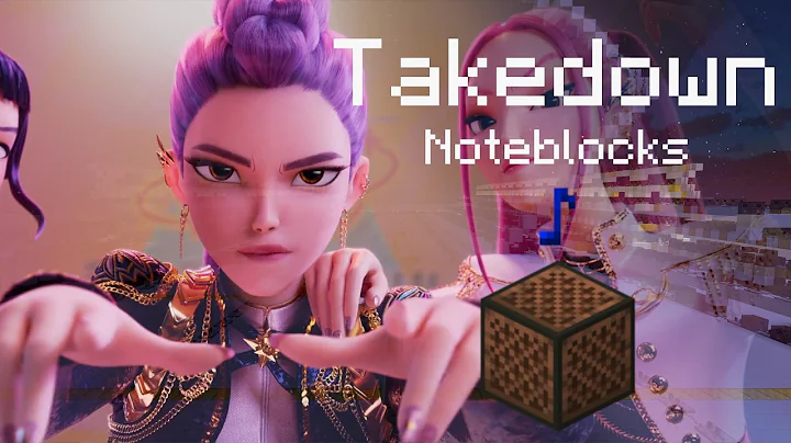 "Takedown" by HUNTR/X | KPop Demon Hunters - Minecraft Noteblocks