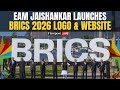 LIVE: EAM S Jaishankar Launches India’s BRICS Presidency 2026 Website &amp; Logo In Delhi