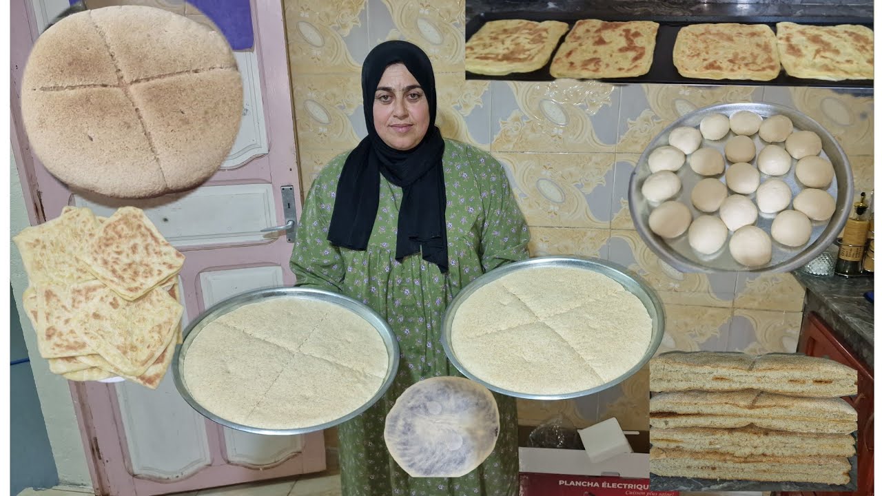 اليوم شاركت معاكم🫓🍞 طريقتي فالمسمن والخبز  كيجيو  يا سلام ❤️