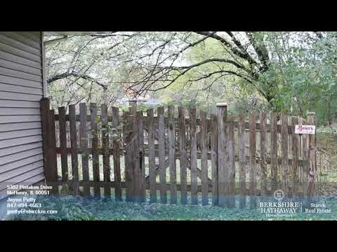 5302 Pistakee Drive, McHenry, IL home video tour