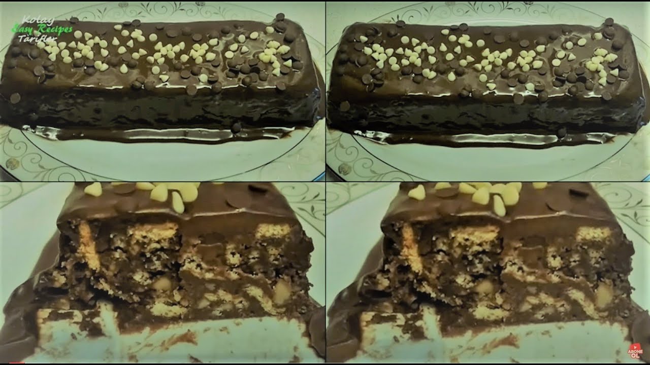 BİM malzemeleri ile kolay MOZAİK PASTA yapımı / MOSAIC CAKE with