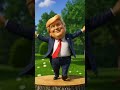 Трамп танцует на пеньке