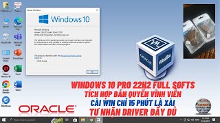 Windows 10 Pro 22H2 Full Soft DÀNH CHO CỬA HÀNG, Tích Hợp Bản Quyền, Tự Nhận Driver Cài Win 15 Phút screenshot 4