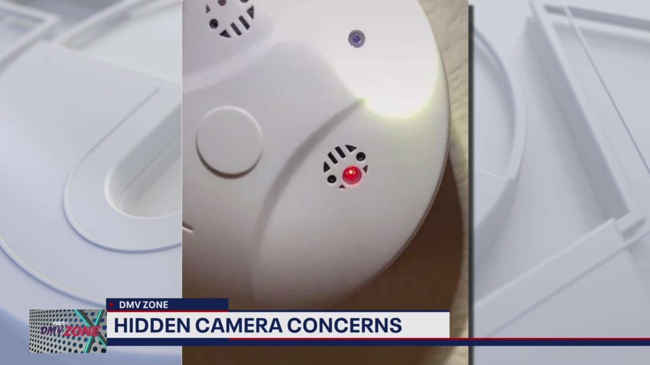 Searching for hidden cameras in the FOX 5 newsroom FOX 5's DMV Zone