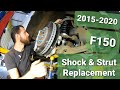 Ford F150 Front Strut and Rear Shock Replacement Falcon Shocks Leveling Kit Install