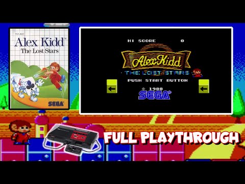 Alex Kidd: The Lost Stars for SMS Walkthrough