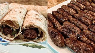 Looleh Kabob (Persian Street Food) - Cooking with Yousef
