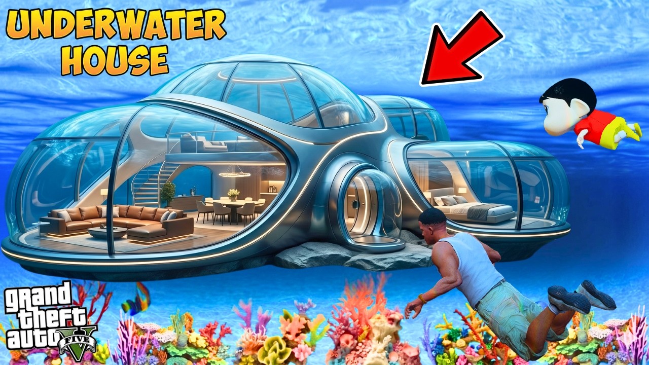 Franklin Buy Luxury UNDERWATER HOUSE in GTA 5