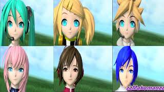 Ievan Polkka - Miku, Rin, Len, Luka, Meiko \u0026 Kaito