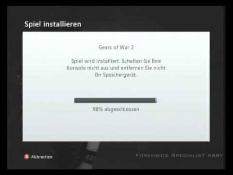 Video: 360 Spiele Können Auf Die Festplatte Installiert Werden