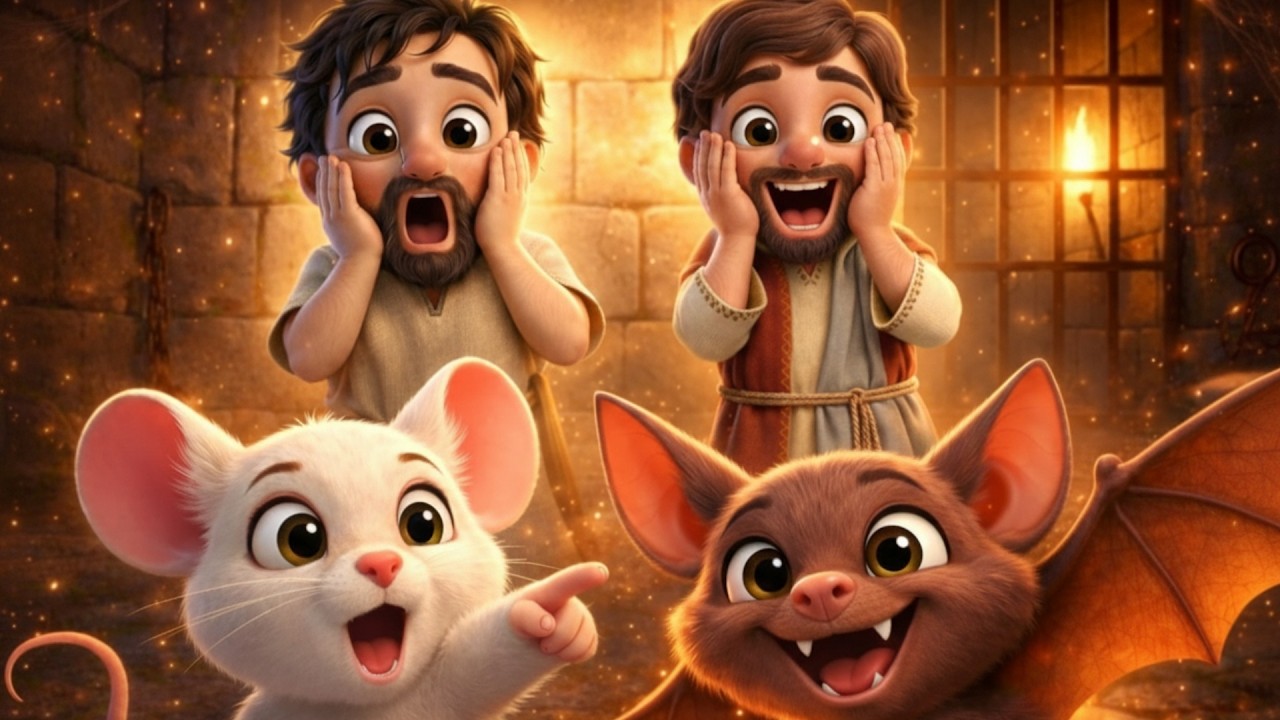 Paulo e Silas na Prisão | História Bíblica Infantil com Milagre e Louvor