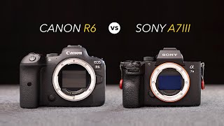 Canon R6 vs Sony A7 iii Video Comparison Review