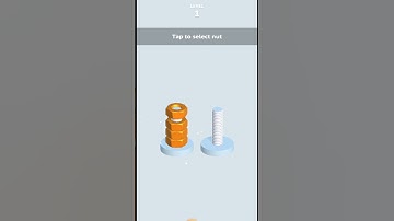Nuts Sort Level 1 #gameplay #shortsvideo #games #nutssort