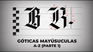 Tutorial de gótica textura mayúscula🖋 | Parte 1