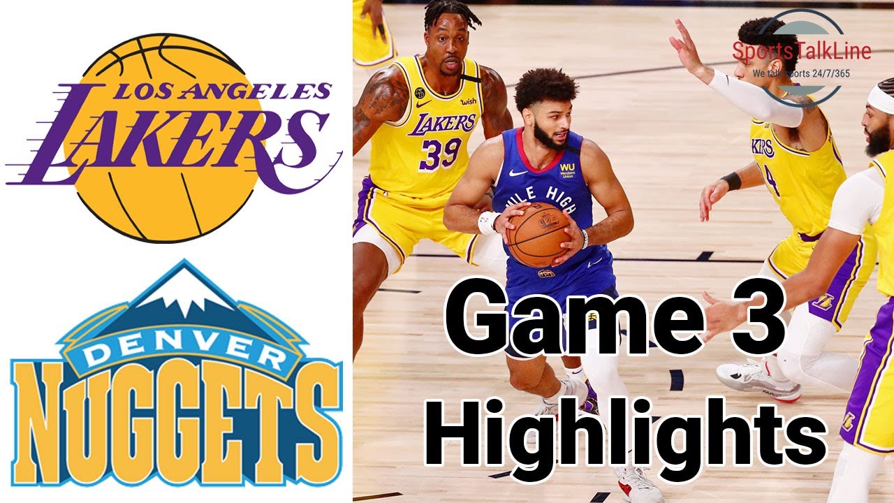 Lakers vs Nuggets HIGHLIGHTS Full Game | NBA Playoff Game 3