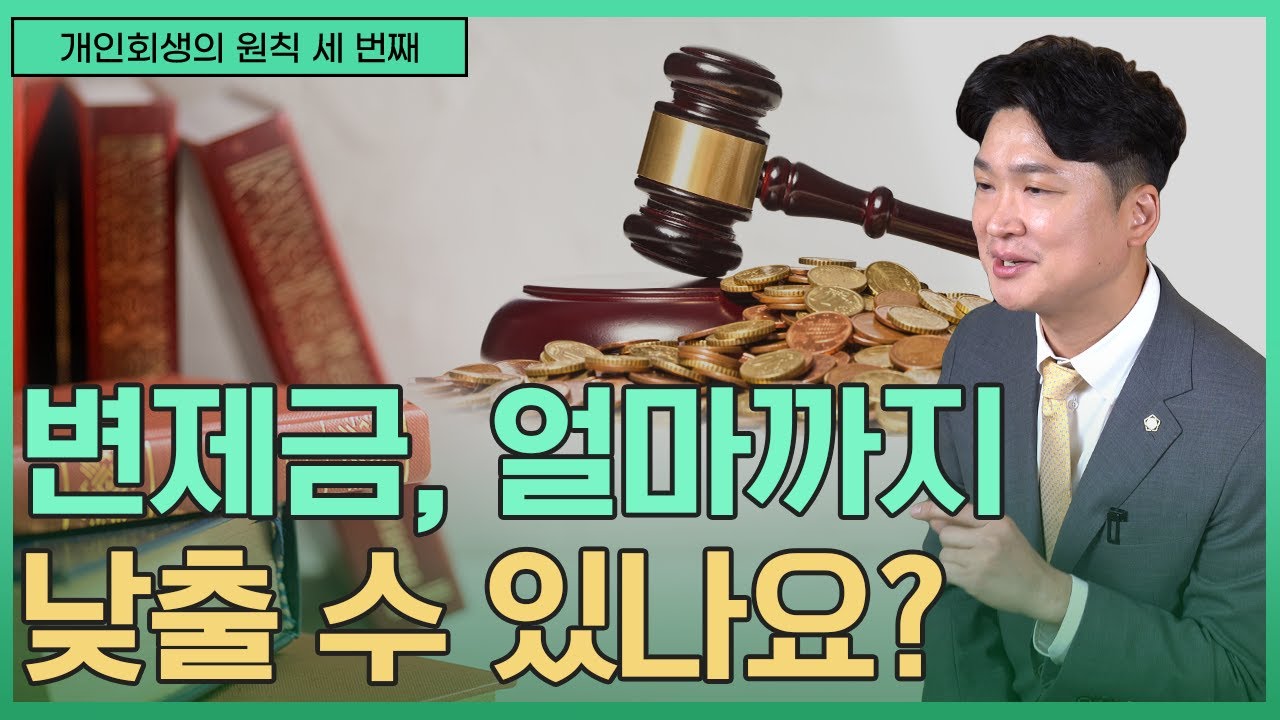개인회생 변제금, 얼마까지 낮출 수 있나요? 최소한 이만큼은 갚으셔야 합니다 영상 미리보기