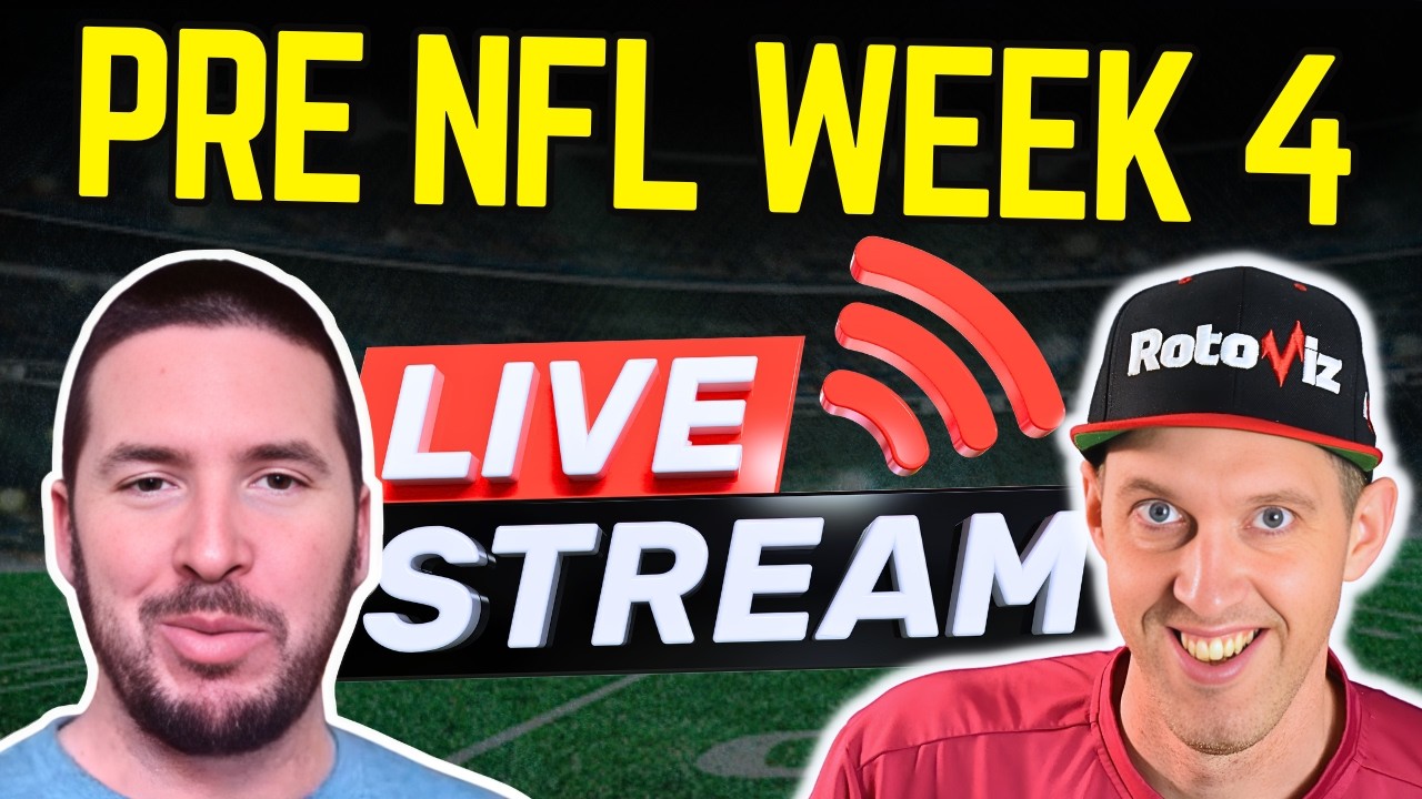 Pre NFL Week 4 RotoViz Overtime Live Stream