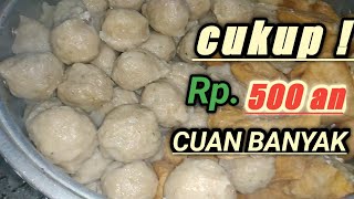 Resep pentol bakso cilok, pentol celup saos jajanan semua kalangan.