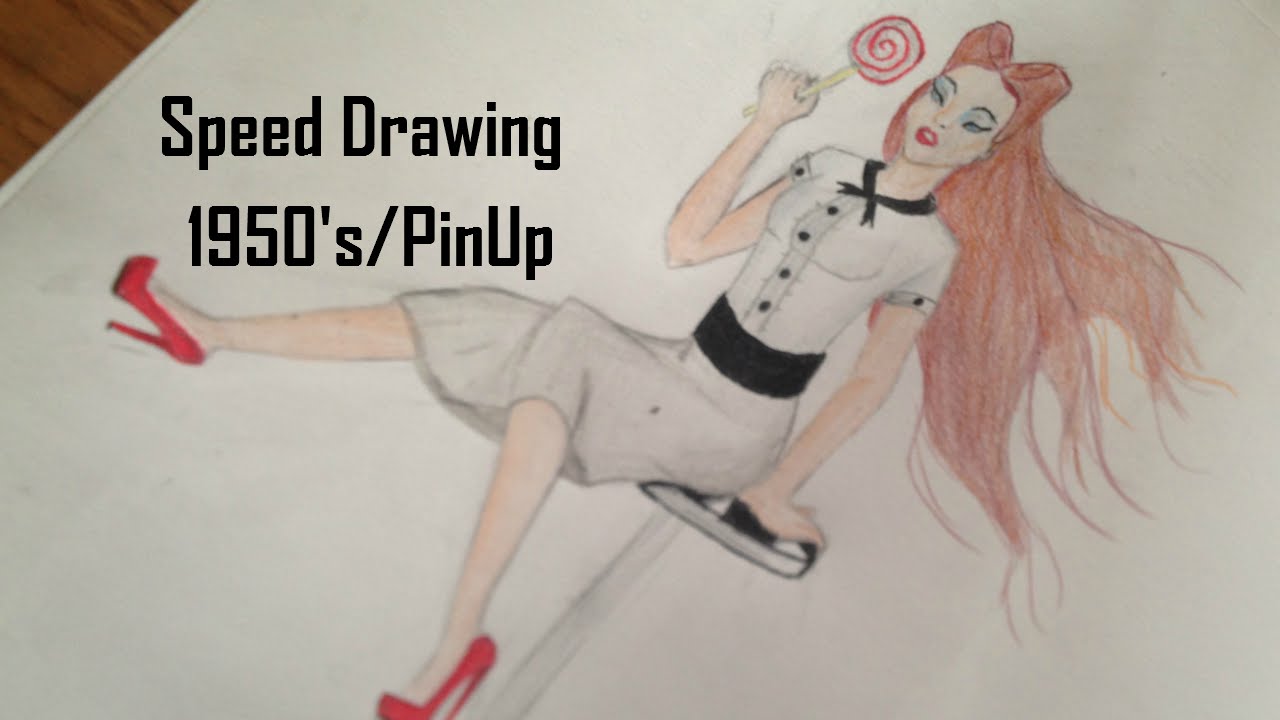 Speed Drawing 1950spinup Style Youtube