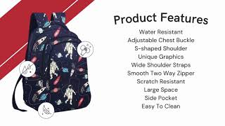 Frantic Waterproof Polyester 26 L School Backpack #shorts #schoolbags School Bag Polyester