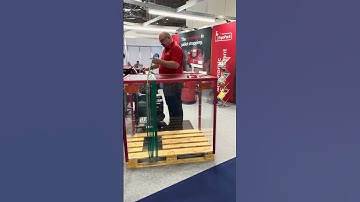 ErgoPack strapping machine demonstration by Andrew McEwan of Wessex Packaging at IMHX 2025