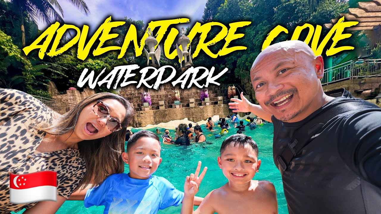 BEST Waterpark in Singapore 🇸🇬 (Adventure Cove & VivoCity) | VLOG 12