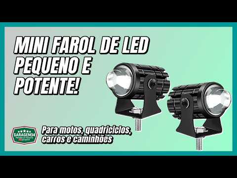 UNBOXING RAIZ MINI FAROL AUXILIAR DE LED