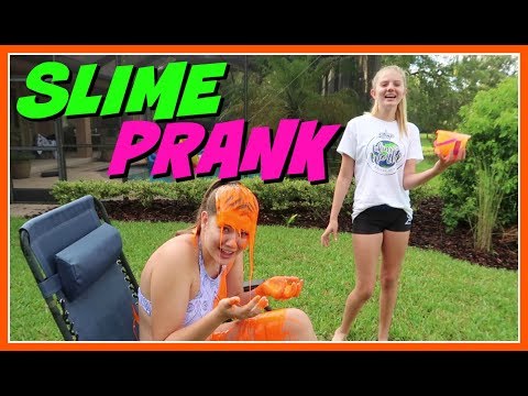 Slime Prank On My Sister Taylor And Vanessa