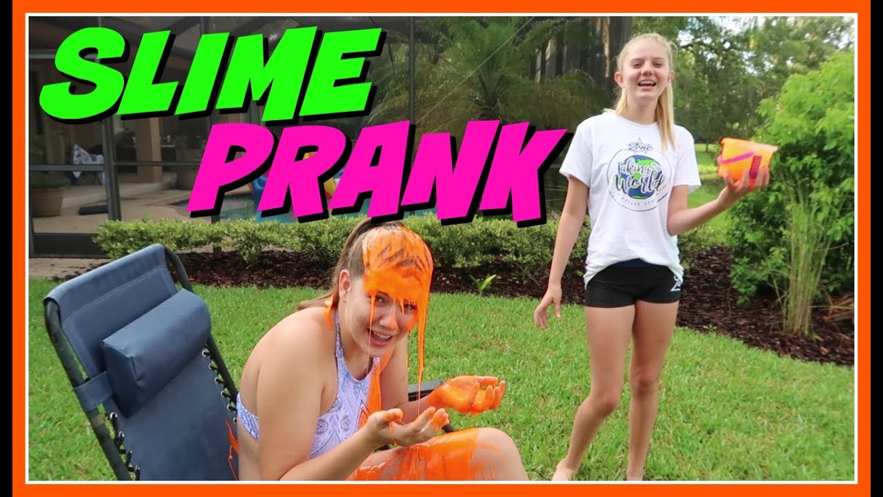 Slime Prank On My Sister Taylor And Vanessa