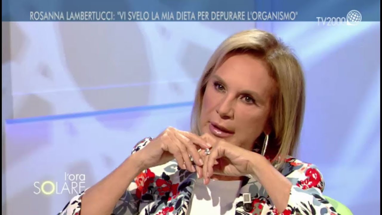 Rosanna Lambertucci: Vi svelo la mia dieta per depurare l'organismo 