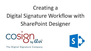 How to: Creating a  Digital Signature Workflow with  SharePoint Designer