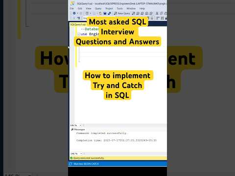 Video: Mikä on SQL-poikkeus?