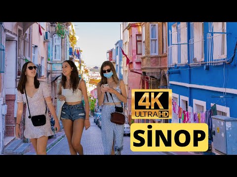 SİNOP ŞEHİR MERKEZİ TURU | 4K Sinop Sokakları | SİNOP/ TURKEY