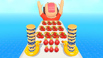 Pancake Run - SpeedRun All Levels Gameplay Walkthrough Android,ios New Update MLB2