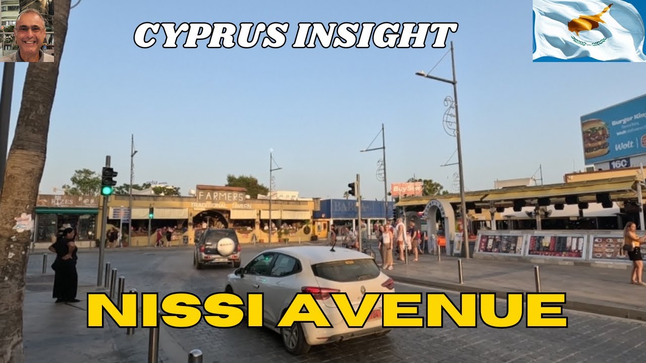 Nissi Avenue, Ayia Napa Cyprus - An Evening Stroll.