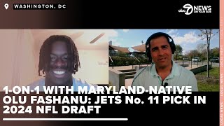 Olu Fashanu: New York Jets No. 11 pick in Round 1 of 2024 NFL Draft