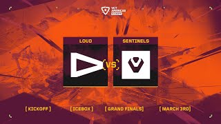 LOUD vs. Sentinels - VCT Americas Kickoff - Grand Final - Map 3