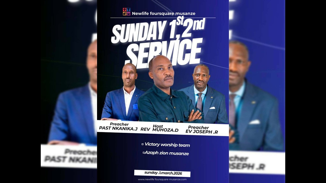 NEWLIFE FOURSQUARE TV🔴|SUNDAY FIRST SERVICE | WITH REV. DESIRE MUHOZA