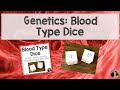 Blood type dice