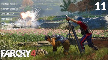 Far Cry 4 PC Full Gameplay Walkthrough 11 - No Commentary: Outposts Undetected, Honey Badger Gulo