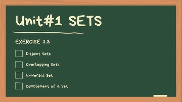 Class 7 Maths | Unit no.1 Sets | Exercise 1.3 Complete | PTB