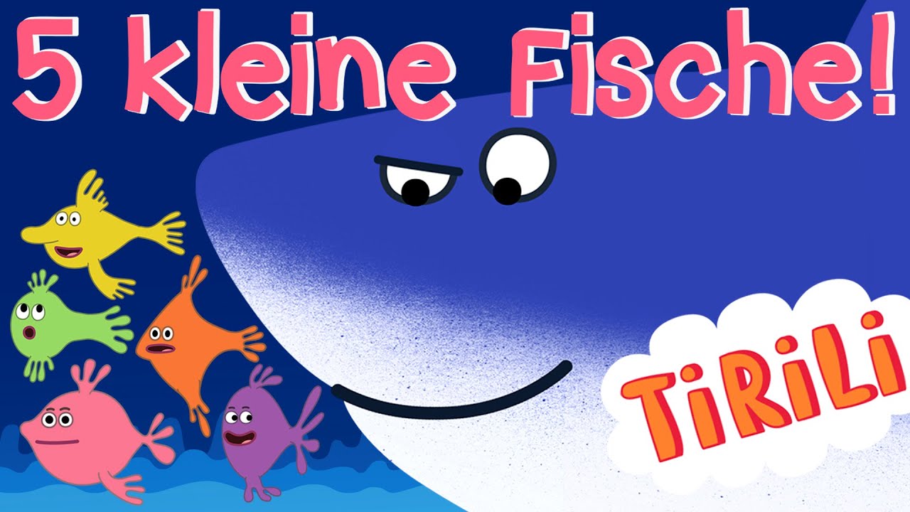 Fünf kleine Fische - Kinderlieder zum Mitsingen | Sing Kinderlieder