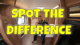 Twin axle caravan vs single axle caravan. Caravan spot the difference.