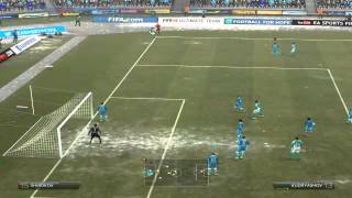 Вечерние посиделки в FIFA 14. Федя и Дима